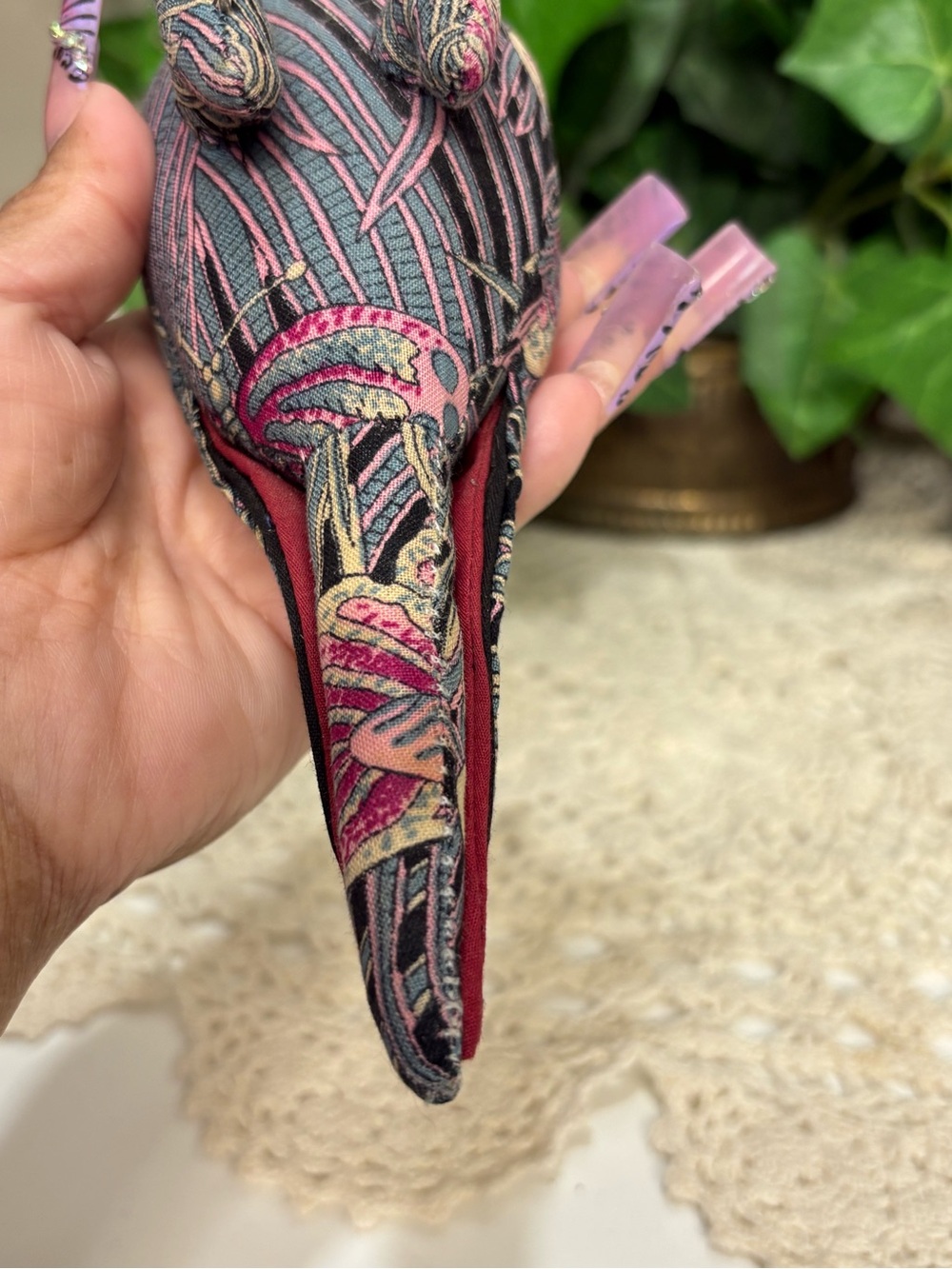 Vintage Handcrafted Bird Pin Cushion - Picture 9 of 11